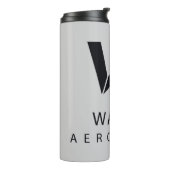 ジャスティスリーグ | Wayne Aerospaceロゴ タンブラー (回転左)
