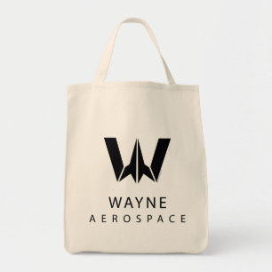 ジャスティスリーグ Wayne Aerospaceロゴ トートバッグ