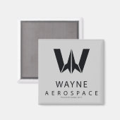 ジャスティスリーグ | Wayne Aerospaceロゴ マグネット (正面/裏面)