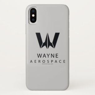 ジャスティスリーグ Wayne Aerospaceロゴ iPhone X ケース