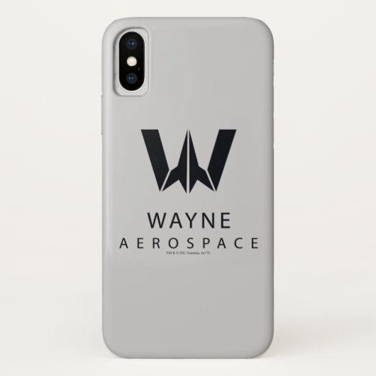 ジャスティスリーグ | Wayne Aerospaceロゴ Case-Mate iPhoneケース (裏面)
