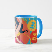 ジャスティス疑問に思リー女子ホリデーボーブル マグカップ (正面右)