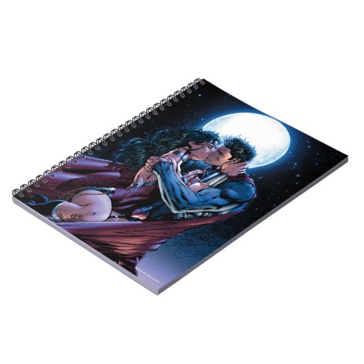 ジャスティス疑問に思リ#12女人と男性すごいキス ノートブック (左側)