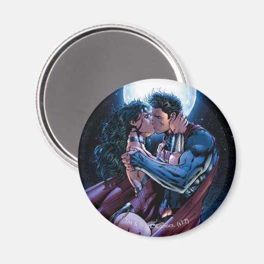 ジャスティス疑問に思リ#12女人と男性すごいキス マグネット (正面/裏面)