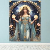 ジャスティス絵画タロットインスパイアズ キャンバスプリント (インサイチュ (ウッドフロア))