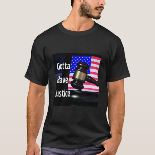 ジャスティス・ゲベルNr 7を持つ Tシャツ (正面)