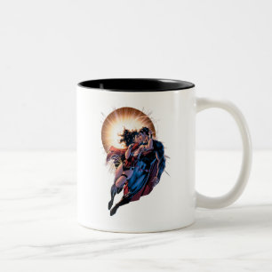 ジャスティス·リーグの漫画カバー#12バリアント ツートーンマグカップ