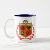 ジャスティス・リーグの防御者 ツートーンマグカップ (左)