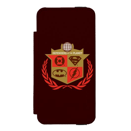 ジャスティス・リーグの防御者 INCIPIO iPhoneウォレットケース (フォリオ 正面)