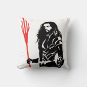 ジャスティス・リーグ | アクアマン ポーズ ノワール ポップアート クッション (正面)