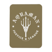 ジャスティス・リーグ | アクアマン レトロ トライデント エンブレム マグネット (縦)