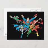 ジャスティス・リーグ・オブ・アメリカ4 ポストカード (正面/裏面)