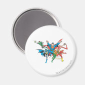 ジャスティス・リーグ・オブ・アメリカ4 マグネット (正面/裏面)