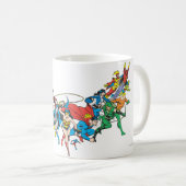 ジャスティス・リーグ・オブ・アメリカ・グループ2 コーヒーマグカップ (正面右)