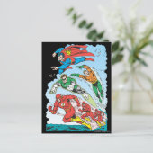 ジャスティス・リーグ・オブ・アメリカ・グループ3 ポストカード (スタンド正面)