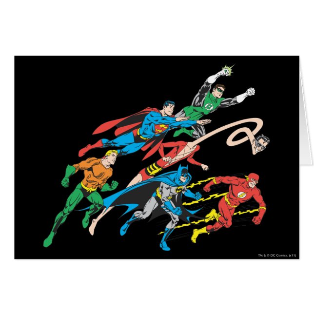 ジャスティス・リーグ・オブ・アメリカ・グループ5 (正面横)