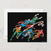 ジャスティス·リーグ·オブ·アメリカ·グループ5 ポストカード (正面/裏面)