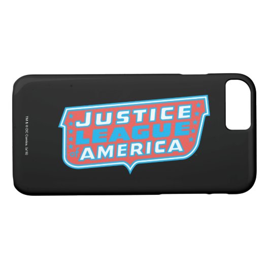ジャスティス・リーグ・オブ・アメリカ・ロゴ Case-Mate iPhoneケース (裏面(横))
