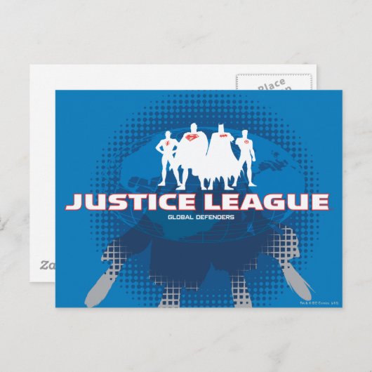 ジャスティス・リーグ・グローバル・ディフェンダーズ ポストカード (正面/裏面)