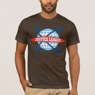 ジャスティス・リーグ・グローブ・ロゴ Tシャツ