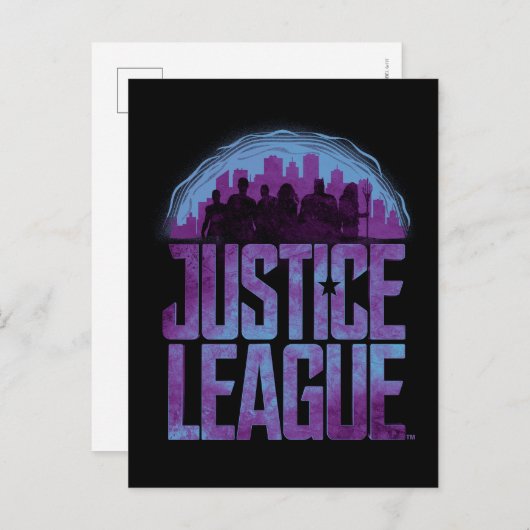 ジャスティス・リーグ | ジャスティス・リーグ シティ シルエット ポストカード (正面/裏面)
