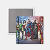 ジャスティス・リーグ | ニューフィフティーツー ジャスティスリーグ ラインナップ マグネット (正面/裏面)