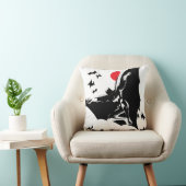 ジャスティス・リーグ |バットマン・イン・クラウド・オブ・こうもりズ・アポップ・アートのート クッション (椅子)