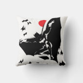 ジャスティス・リーグ |バットマン・イン・クラウド・オブ・こうもりズ・アポップ・アートのート クッション (裏面)