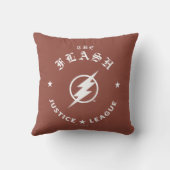 ジャスティス・リーグ |フラッシュレトロ稲妻のエンブレム クッション (裏面)