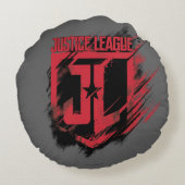 ジャスティス・リーグ |ブラシ仕絵を描様JLシールド ラウンドクッション (裏面)