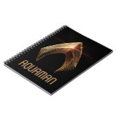 ジャスティス・リーグ | メタリックアクアマンシンボル ノートブック (左側)