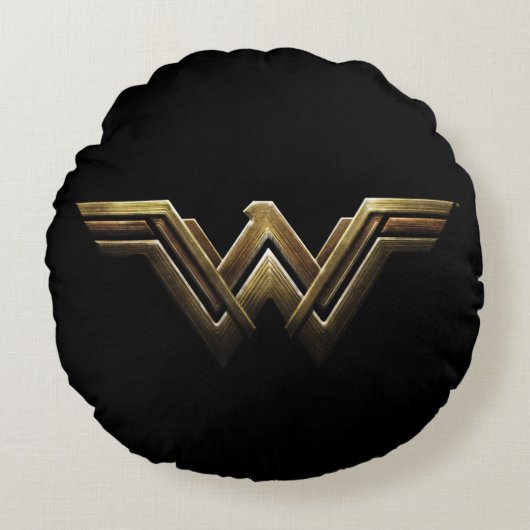 ジャスティス・リーグ |メタ疑問に思リック女性記号 ラウンドクッション (正面)