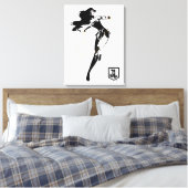 ジャスティス・リーグ | ラソー・ワンダー・ウーマン・ポップ・アート キャンバスプリント (インサイチュ (寝室))