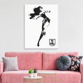 ジャスティス・リーグ | ラソー・ワンダー・ウーマン・ポップ・アート キャンバスプリント (インサイチュ (リビング))