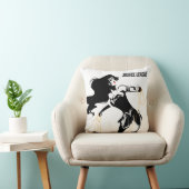 ジャスティス・リーグ |ラッソ疑問に思アートを持つポップ・アートの女性 クッション (椅子)