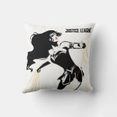 ジャスティス・リーグ |ラッソ疑問に思アートを持つポップ・アートの女性 クッション (裏面)