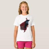ジャスティス・リーグ | 戦場に立つスーパーマン Tシャツ (正面フル)