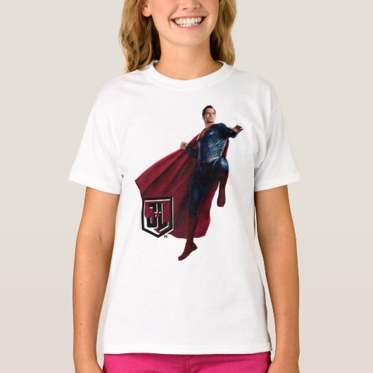 ジャスティス・リーグ | 戦場に立つスーパーマン Tシャツ (正面)