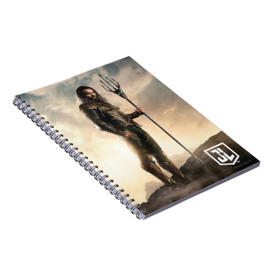 ジャスティス・リーグ | 水中王アクアマン 戦場に立つ ノートブック (右側)