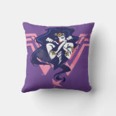 ジャスティス・リーグ |疑問に思女性とシンボルアポップ・アートのート クッション (裏面)