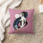 ジャスティス・リーグ |疑問に思女性プロフィールアポップ・アートのート クッション (ブランケット)