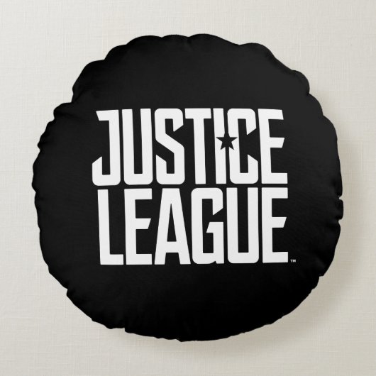 ジャスティス・リーグ | Justice Leagueのロゴ ラウンドクッション (正面)