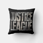 ジャスティス・リーグ | Justice Leagueメタリックロゴ クッション (裏面)