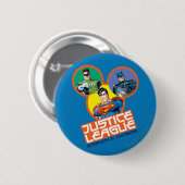 ジャスティス・リーグ "Strength in Numbers" 缶バッジ (正面&裏面)