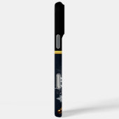 ジャスティス:研磨ベース上のゴールデンレベル Case-Mate iPhoneケース (裏面 / 右)