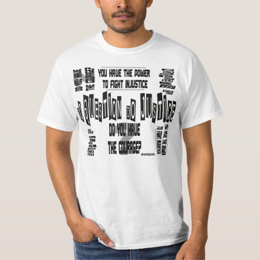 ジャスティスTシャツ Tシャツ (正面)