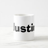 ジャスティンのマグ コーヒーマグカップ (中央)