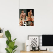 ジャスティンウォータリングファンクラブコラージュポスター ポスター (ホームオフィス)