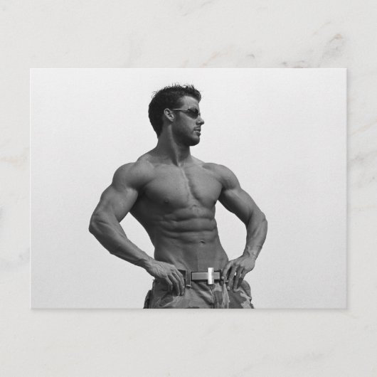 ジャスティンウォータリングポストカード#45678 ポストカード (正面)