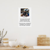 ジャスティンダーツ引用文1 ポスター (キッチン)